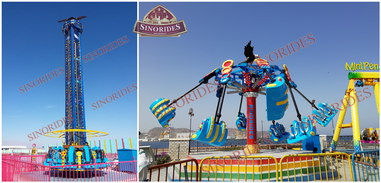 SINORIDES Theme Park Rides Drop Tower Major Rides for Sale